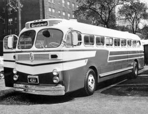 Aerocoach P-372 MCA Demo bus 1948 года 